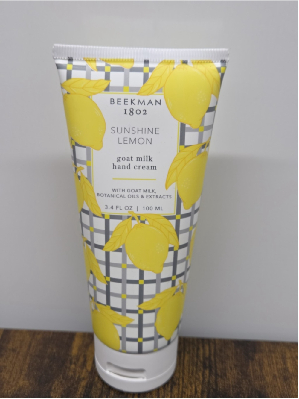 Beekman 1802 Goat Milk Hand Cream-3.4 oz-Sunshine Lemon NEW